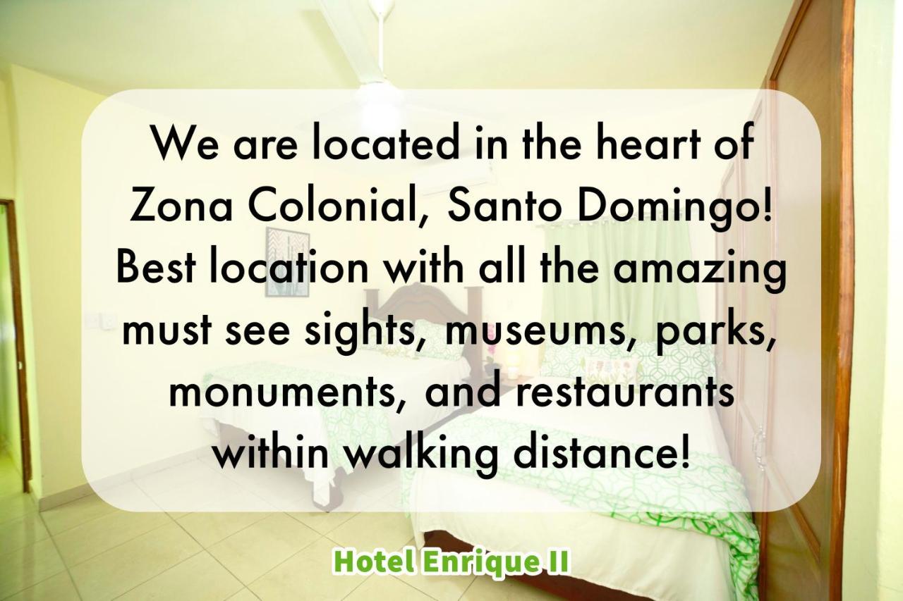 Hotel Enrique II Zona Colonial Vista Al Malecon Santo Domingo Luaran gambar