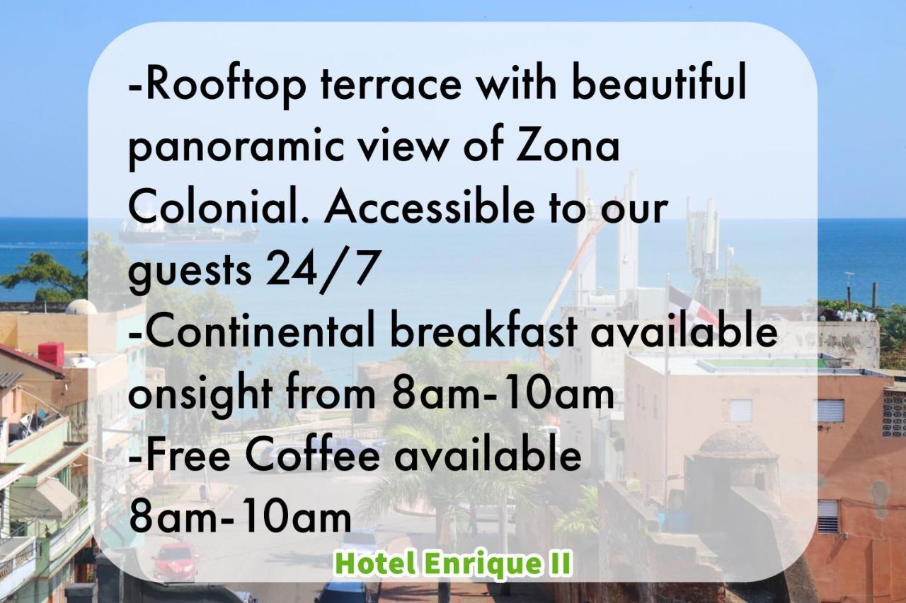 Hotel Enrique II Zona Colonial Vista Al Malecon Santo Domingo Luaran gambar